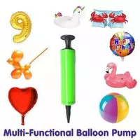 Alat Pompa Balon Tiup Mini Manual Hand Pump Tangan Portable [MF]