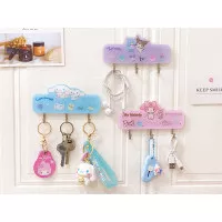 Gantungan baju handuk wallhook kitty melody cinamoroll sanrio doraemon