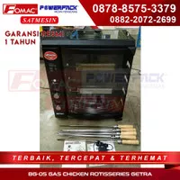 GAS CHICKEN ROTTISERIES BG-05 Getra( OVEN PANGGANGAN AYAM/BEBEK /Oven