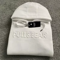 Hoodie Pull And Bear - Sweater Pull & Bear Premium Embos Size M L X