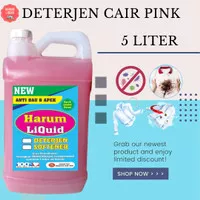 Deterjen cair 5 liter pink khusus gojek dan grab
