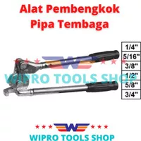 Alat Pembengkok Pipa Tembaga 1/4, 5/16, 3/8, 1/2, 5/8, 3/4