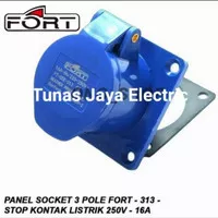 Panel Socket Industri 3Pole 16A FORT