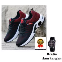 SEPATU OLAHRAGA KASUAL PRIA COWOK COWO SNEAKERS SENAM TENIS GYM MURAH