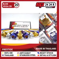 Probolt Baut Blok Vega ZR Stainless King Nut Thailand
