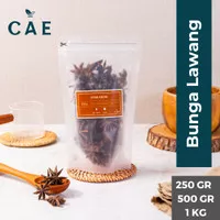 Star Anise Bunga Lawang Pekak Rempah Bumbu Spice Kembang 250 Gr - 1 KG