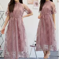 dress tile cheongsam/dress tile jumbo/gaun pesta/baju pesta/cheongsam