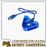 CONVERTER STIK STICK USB 2 SLOT KE PS2/PS3 PC LAPTOP