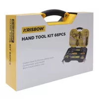 1 set hand tools krisbow perkakas isi 66 pcs / kunci set / hand tool