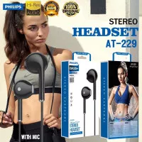 HEADSET HANDSFREE PHILIPS AT-229 STEREO EARPHONE AT229