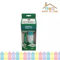 Sikat Gigi & Pasta Gigi Anjing Vet's Best Dog Dental Care Kit