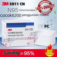 3M Filter 5N11 Masker N95 Particulate u/Respirator 1Pcs