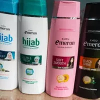 EMERON Shampoo 340ml Botol Smooth Hijab Black Shine Shampoo