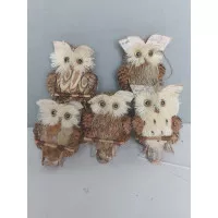 Boneka Hias Gantung Seri Woodland Owl Kecil Xmas