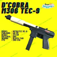 Dcobra M306 Tec 9 Tan Mainan Pistol Tembak Tembakan Kokang SMG militer