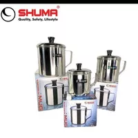 Mug Kopi Tutup Stainless Shuma 12cm Cuntang Kopi - Gelas Kopi Stainles