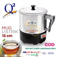 Mug Listrik Teko Listrik Stainless Steel 800ml Pemanas Air Multifungsi