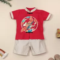 Cheongsam Li / Baju Imlek Anak Laki / Cheongsam Anak Laki