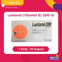 Lanturol (Vitamin E) 200 IU 10 Kapsul
