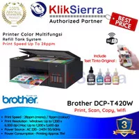 BROTHER DCP-T420W Printer Ink Tank Colour AIO Multifunction T420 WiFi