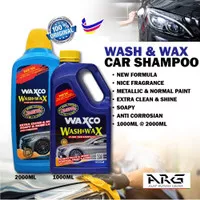 SHAMPOO MOBIL WAXCO WASH & WAX CAR 1000ML