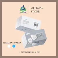 MASKER FACE MASK 3 ply Five Care - 50 pcs SURGICAL MASK TOP PRODUCT