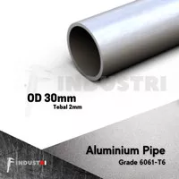Pipa Aluminium OD 30 mm x t. 2 mm