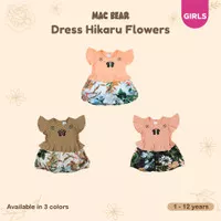 MacBee Baju Anak Perempuan Dress Anak Princess Hikaru Flowers