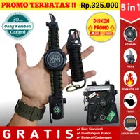 Jam tangan survival outdoor multifungsi ARCORD original