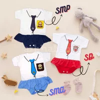 Jumper bayi Baju bayi Motif Sekolah SD SMP SMA perempuan