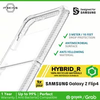 Case SAMSUNG Galaxy Z Flip4 Flip 4 ITSKINS HYBRID R CLEAR Slim Thin