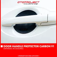 Door Handle Protector Carbon V1 / Sticker Outer Carbon