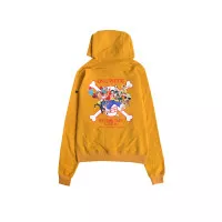 W.ESSENTIELS x One Piece Strawhat Crew Oversize Hoodie Mustard