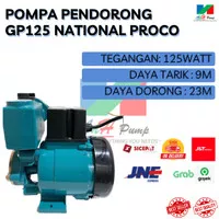 Pompa Air/ Mesin pompa pendorong air NATIONAL KING GP 125 gp125