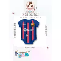 Jumper Barca FC Jumpsuit Bola Bayi Barcelona Jersey Baby Bola