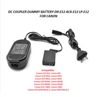 Power Adapter Dummy Battery LP E12 for Canon EOS M2 M10 M50 M100 M200