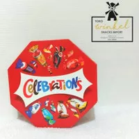 Coklat Celebrations (Mars, Twix, Snickers, Maltesers, dll) - 186 gram