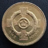 Koleksi Koin Inggris 1 Pound tahun 1996 K-2794