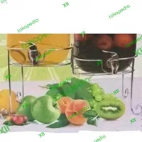 NAKAMI Tiang Besi Penyangga Double / KAKi Dispenser 2 X 8 Liter