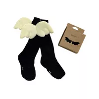 GIRL LONG SOCKS KAOS KAKI ANAK CEWEK FLY WING SOCKS IMPORT