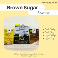 Dark Brown Sugar / Light Brown Sugar Ricoman 1kg