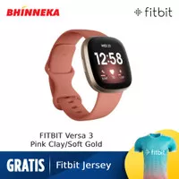 FITBIT Versa 3 Smartband Garansi Resmi Fitbit Original - Pink Clay