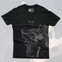 Tshirt Kon the Fox Evil of Aki Black