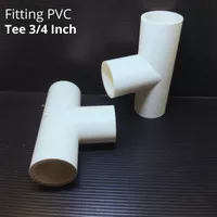 Tee 3/4" Fitting PVC Pralon Tee AW 3/4 Inch Paralon T Socket Putih