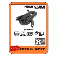 kabel HDMI to HDMI 3 M FLAT ORIGINAL M tech cocok u PS 3 PS 4 DVD dll