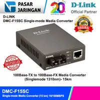 D-LINK DMC-F15SC Single-mode Media Converter (15 km) 10/100MBPS