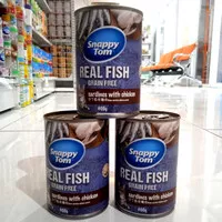 Snappy Tom Kaleng 400g 1 Dus - Wet Food Cat Sardine Chicken Ekspedisi