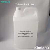 Thinner B 5 Liter Pengencer Cat Synthetic 5 Liter Tiner B 5 Liter