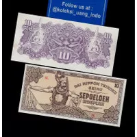 Uang Kuno 10 Rupiah Dainipon Beredar