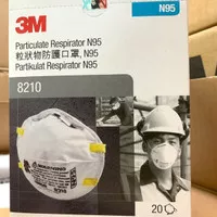 Masker 3M N95 8210 Original Isi 20 Pcs